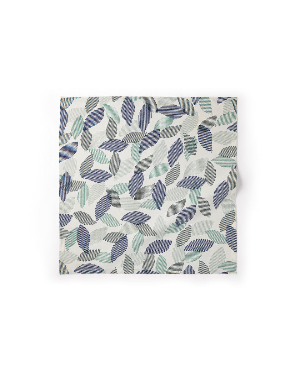 Blue Aqua Bar Leaf Napkin ( set of 4 ) – Rasa Jaipur